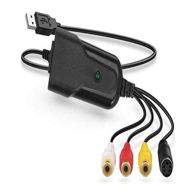 Composite BNC RCA S-Video Audio to USB DVR Adapter