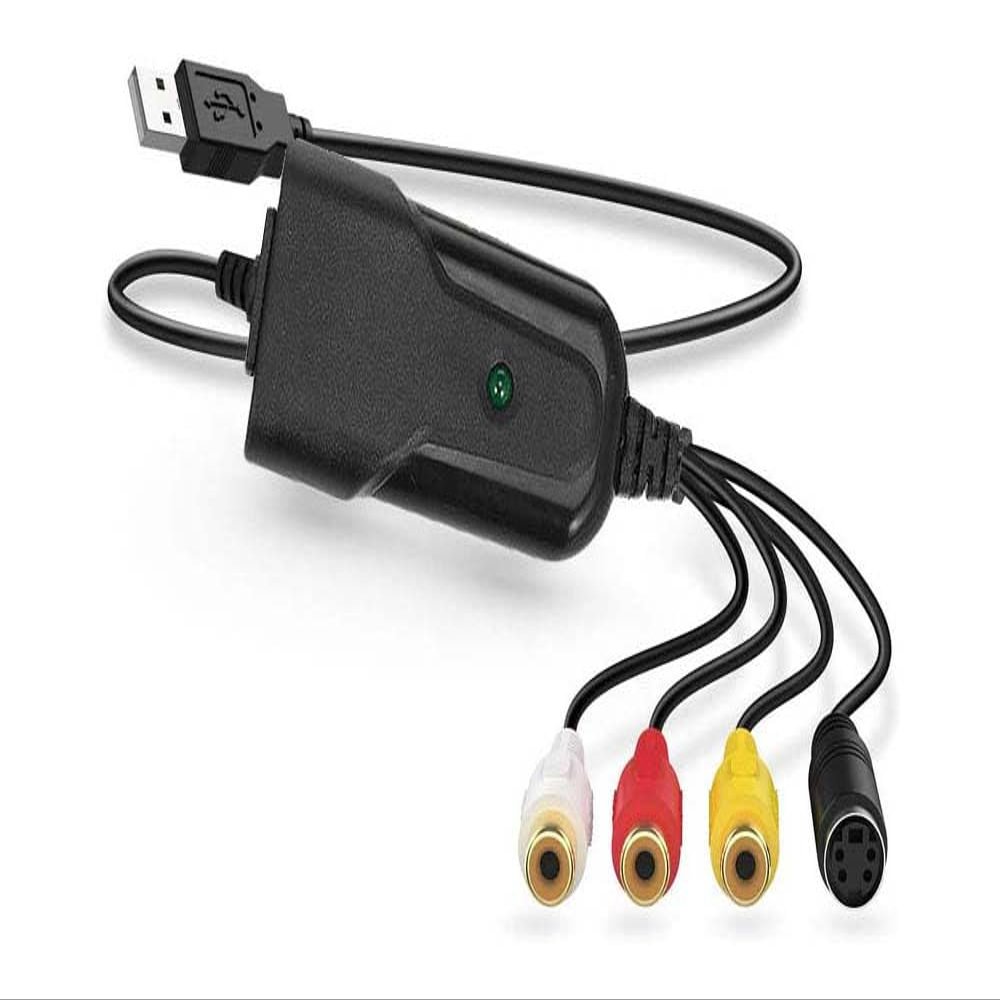 Composite BNC RCA S-Video Audio to USB DVR Adapter