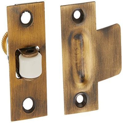 Adjustable Roller Catch Finish: Antique Brass