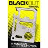2 PACK Blackout Travel 11-Function Stainless Steel Travel Pocket Tool view 1