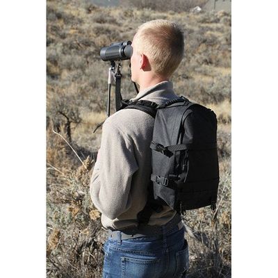 Field Optics Research Alpine 1200 Day Pack with Hydration Compartment, Black