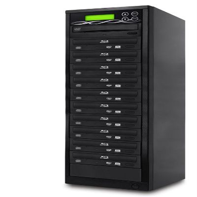 BestDuplicator BD-BR-10T 10 Target 16X M-Disc/BD-R/DVD/CD Blu-Ray Duplicator with Smart USB Connection