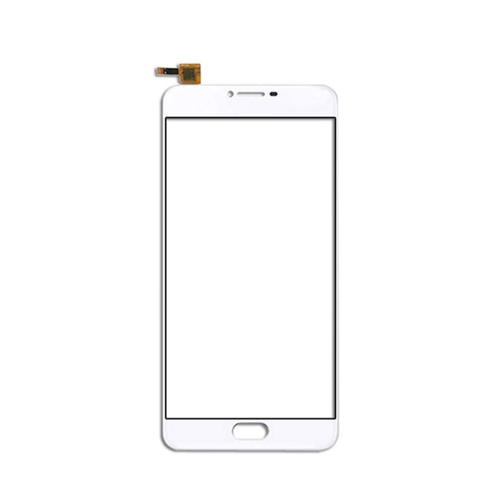 JayTong Digitizer Touch Screen Outer Screen Glass Replacement with Free Tools for Mei-zu U10 (Not LCD Display) White
