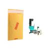 (md0410) White Audio Jack USB Charging Port Charge Dock Connector Charger mic Flex Ribbon Cable Replacement Part Compatible iPhone 5 5G Model A1428, A1429, A1442 view 1