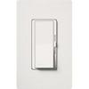 Lutron DVWCL-153PH-WH White Single Pole Or 3 Way CFL/LED Dimmer With Wall Plate view 1
