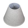 FenchelShades.com Lampshade 7" Top Diameter x 14" Bottom Diameter x 11" Slant Height with Washer (Spider) Attachment for Lamps with a Harp (Designer Linen Oatmeal) view 1