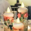 IMAGE Floating Candles, Flameless Floating LED Tea Lights 12 Pack Waterproof Tealight Candles for Wedding Party Spa Home Indoor Outdoor Decor-Warm White view 1