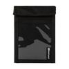 Silent Pocket SLNT Quick Access Key Fob Faraday Bag Weatherproof Signal Blocking Nylon, Device Shielding for Key Fobs, Smart Watches, AirPods - Travel, Privacy & Anti-Hacking (Black, Small) view 1