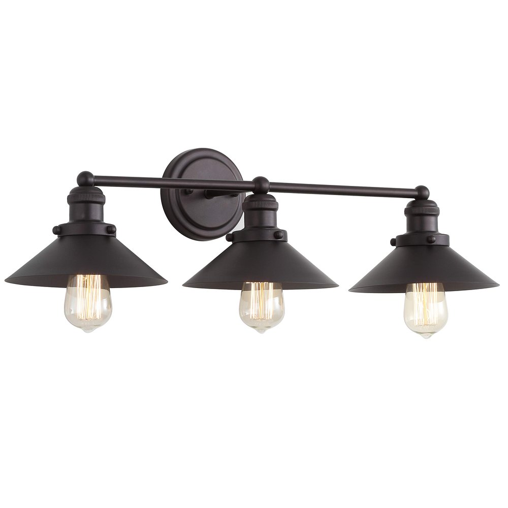 JONATHAN Y July 3-Light 26.5" Vanity Light, Oil Rubbed Bronze