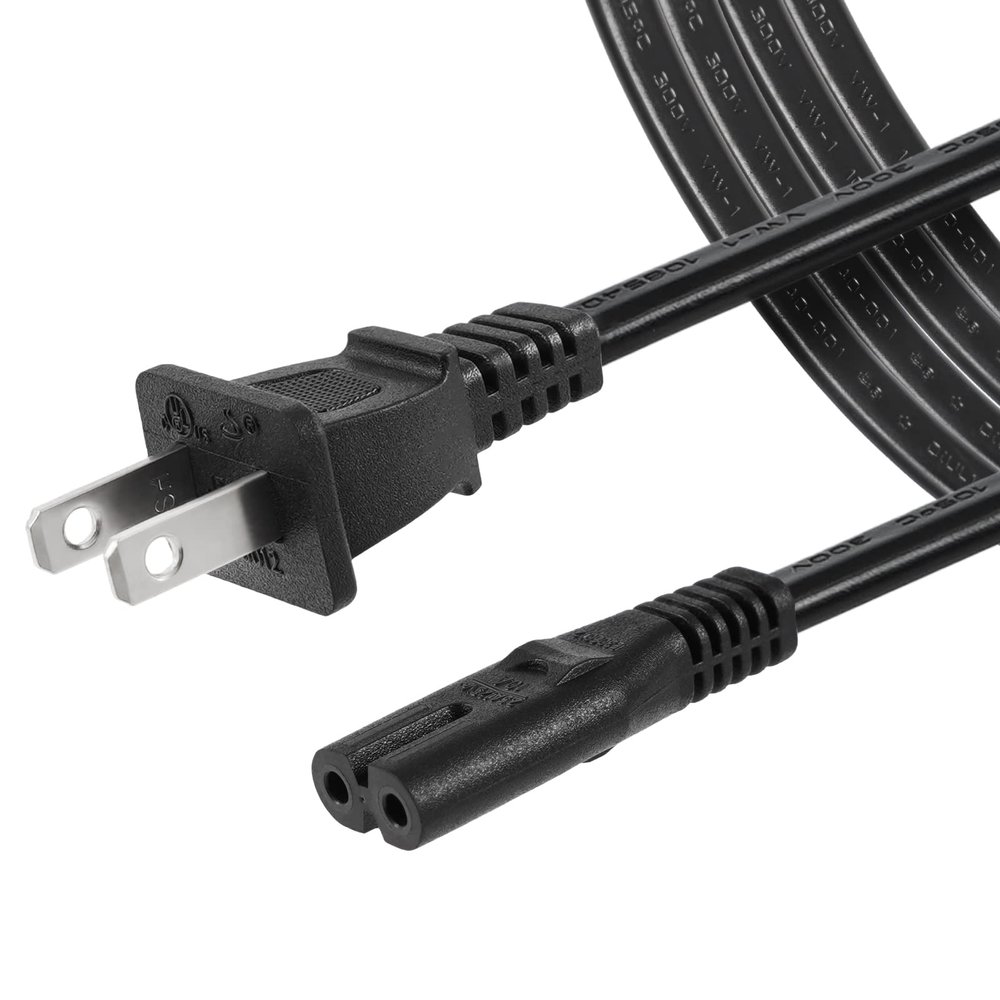 2 Prong Power Cord for ION Game Day Wireless Rechargeable Speaker System Bluetooth Speaker Power Cable Replacement
