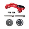 Out Front Bike Computer Mount Aluminium Alloy Stem Extension Mount Holder for GoPro Garmin Cateye Bryton GPS Computer & Sports Camera (Red) view 1