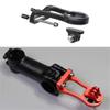 Out Front Bike Computer Mount Aluminium Alloy Stem Extension Mount Holder for GoPro Garmin Cateye Bryton GPS Computer & Sports Camera (Black) view 2
