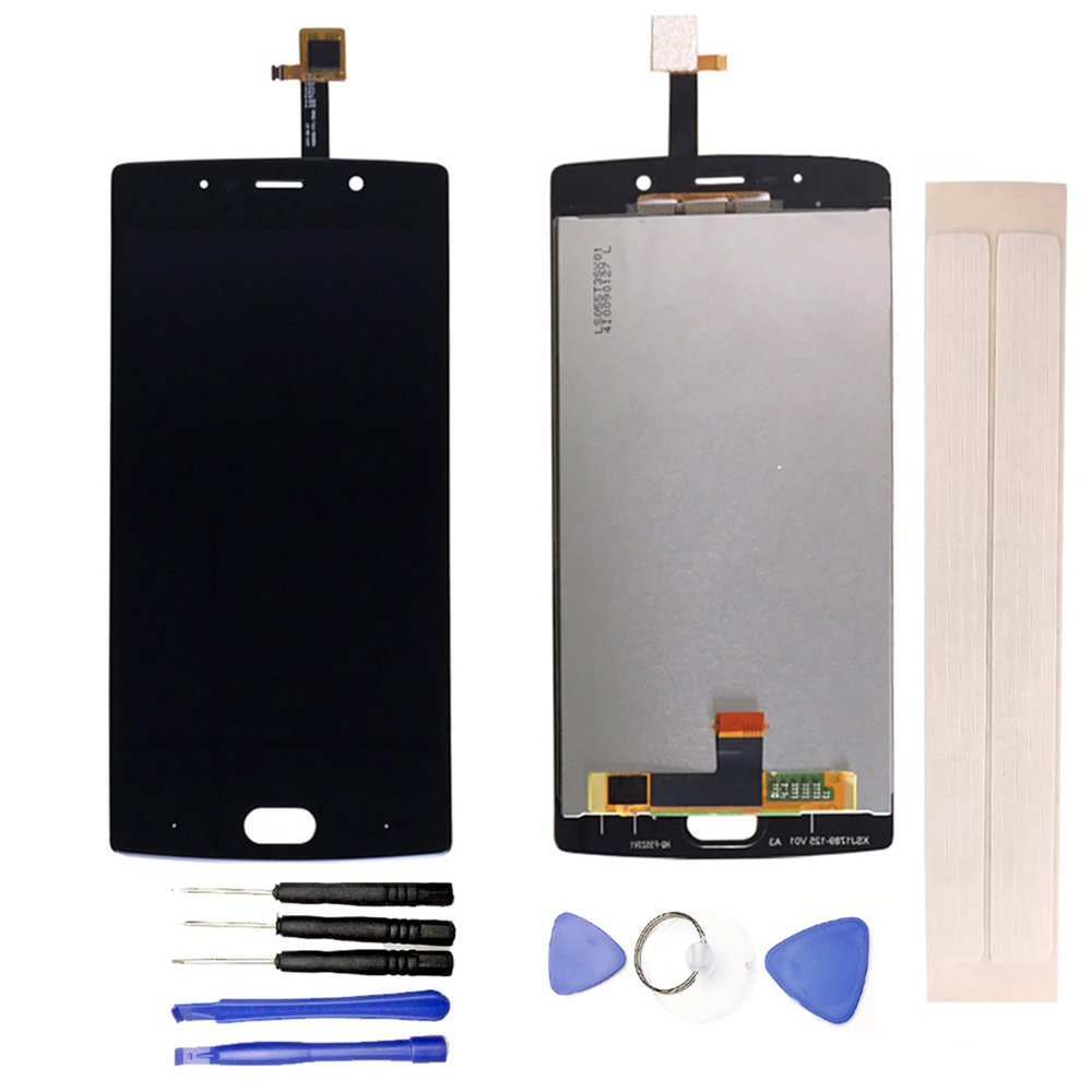 JayTong LCD Display & Replacement Touch Screen Digitizer Assembly with Free Tools for Doo-gee BL7000 Black Short Cable