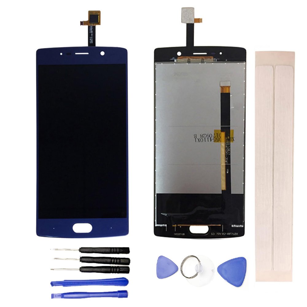 JayTong LCD Display & Replacement Touch Screen Digitizer Assembly with Free Tools for Doo-gee BL7000 B-LUE Long Cable