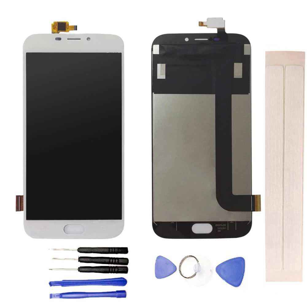 JayTong LCD Display & Replacement Touch Screen Digitizer Assembly with Free Tools for Doo-gee X9 Pro White