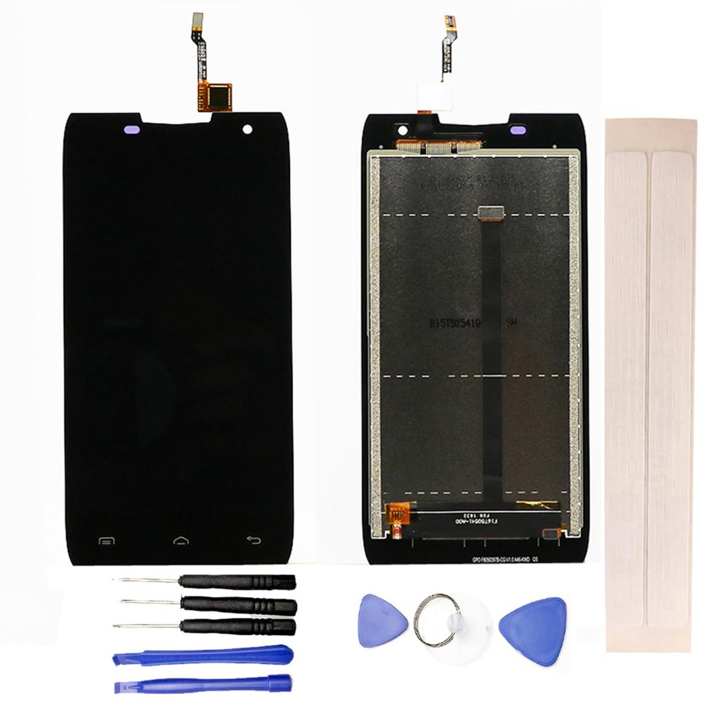 JayTong LCD Display & Replacement Touch Screen Digitizer Assembly with Free Tools for Doo-gee T5 Black