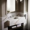 KOHLER Bachata drop-in/under-mount bathroom sink with mirror finish, no overflow view 4