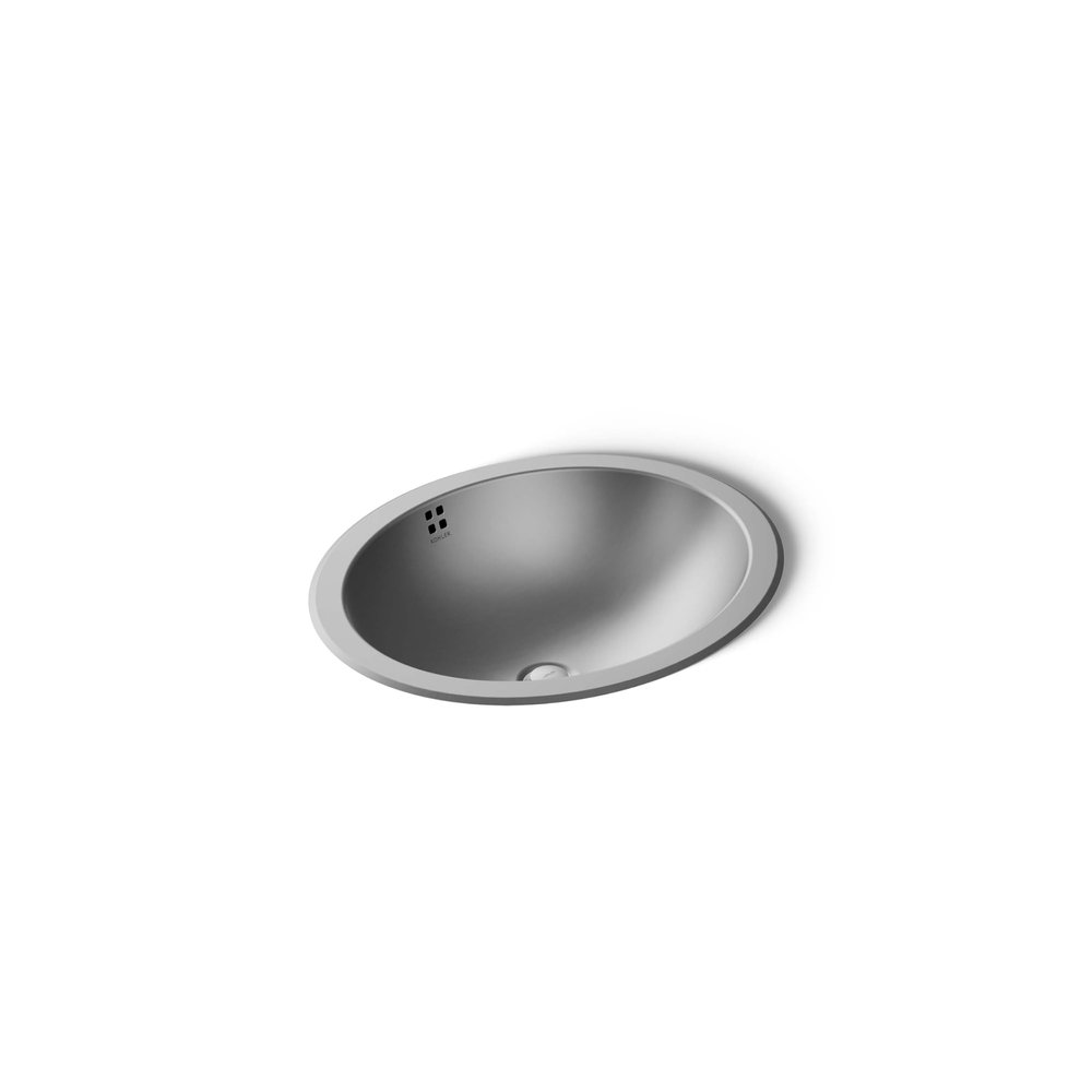 KOHLER BACHATA SS LAVATORY W/OVERFLOW