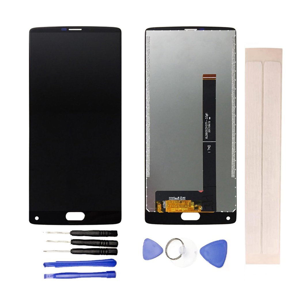 JayTong LCD Display & Replacement Touch Screen Digitizer Assembly with Free Tools for HOM-Tom S9 Plus Black
