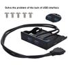 USB 3.0 Front Panel - 2-Port 19 Pin to USB 3.0 Adapter for 3.5" Floppy Bay, High-Speed Upgrade Kit with Universal Compatibility view 4