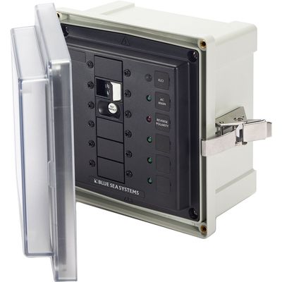 Blue Sea Systems 3116 120VAC ELCI 30A Surface Mount System Enclosure, Beige