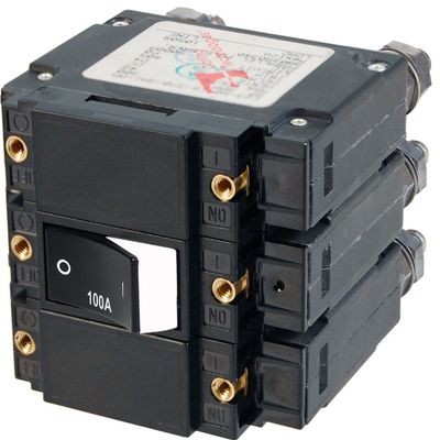 Blue Sea Systems C-Series Raised Rocker Triple Pole 100A AC Circuit Breaker