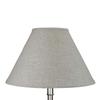 FenchelShades.com Lampshade 7" Top Diameter x 18" Bottom Diameter x 12" Slant Height with Washer (Spider) Attachment for Lamps with a Harp (Designer Linen Oatmeal) view 2