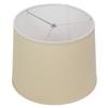 FenchelShades.com Lampshade 14" Top Diameter x 16" Bottom Diameter x 12" Slant Height with Washer (Spider) Attachment for Lamps with a Harp (Designer Linen Natural) view 1