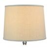 FenchelShades.com Lampshade 14" Top Diameter x 16" Bottom Diameter x 12" Slant Height with Washer (Spider) Attachment for Lamps with a Harp (Designer Linen Natural) view 3