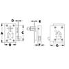 White Water S12-410 Stainless Steel Sliding Door Lock Set with Key view 2
