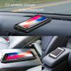 POLMXS Wireless Charger Car Charging pad 15W Fast Wireless Phone Charger Cell Phone Flat Charging mat Compatible with iPhone 11/12/12/14/15 Galaxy S21/S22/S23/24 NOTE10(C3Y) view 2