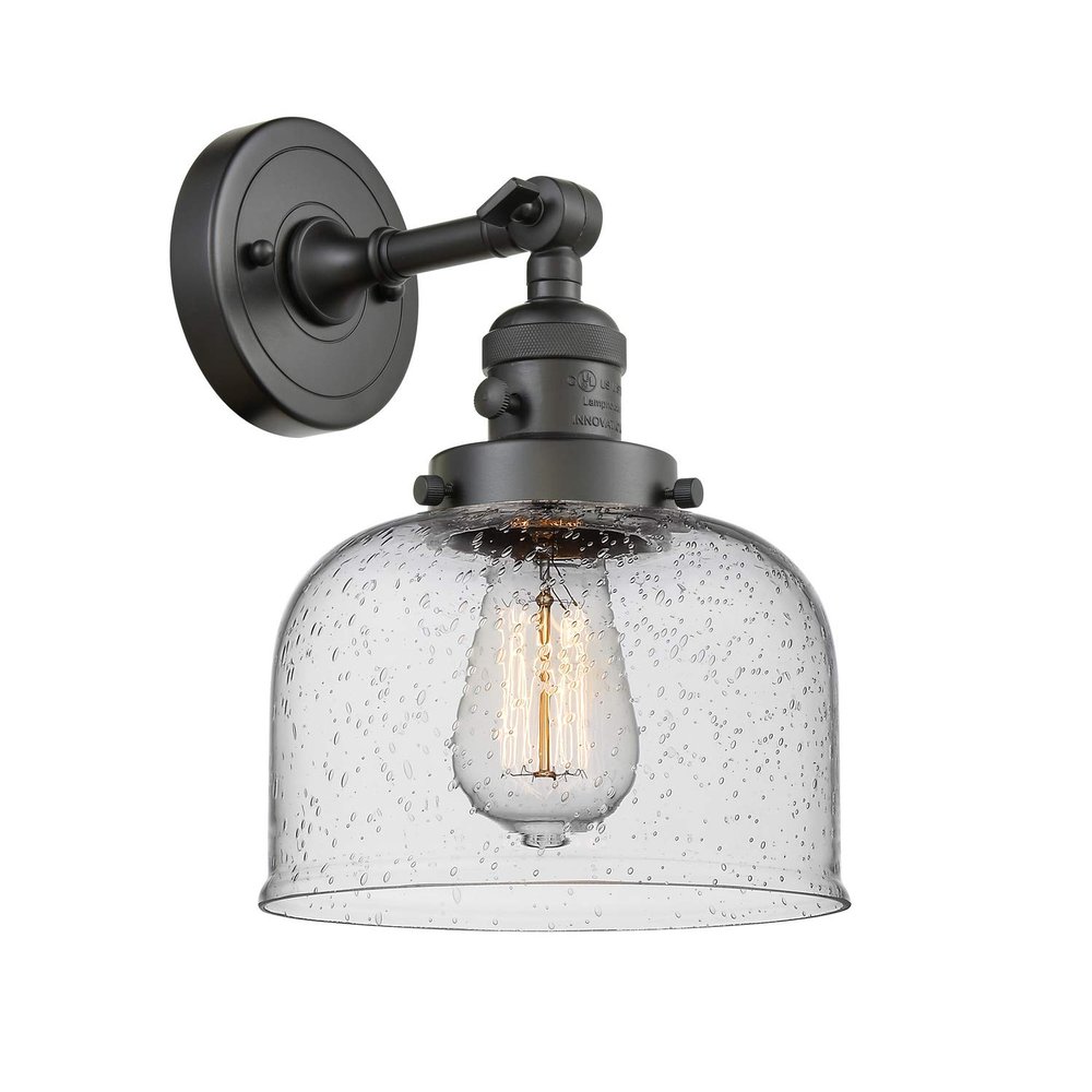 Innovations 203SW-OB-G74 1 Light Sconce with a High-Low-Off Switch, Oil Rubbed Bronze
