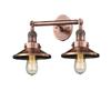 Innovations 208L-AC-M3 2 Vertical Bath Vanity Light, Antique Copper view 1