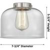 Innovations 203SW-PC-G78-LED 1 Light Vintage Dimmable LED Sconce with a High-Low-Off Switch, Polished Chrome view 3