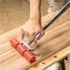 POWERTEC Extendable Floor and Wall Roller for Vinyl Flooring, Tile & Linoleum Roller with Extendable 17" to 27" Handle, 7.5" Wide for LVP, Veneer, Carpet, Wall Coverings, 1PK (71033) view 4