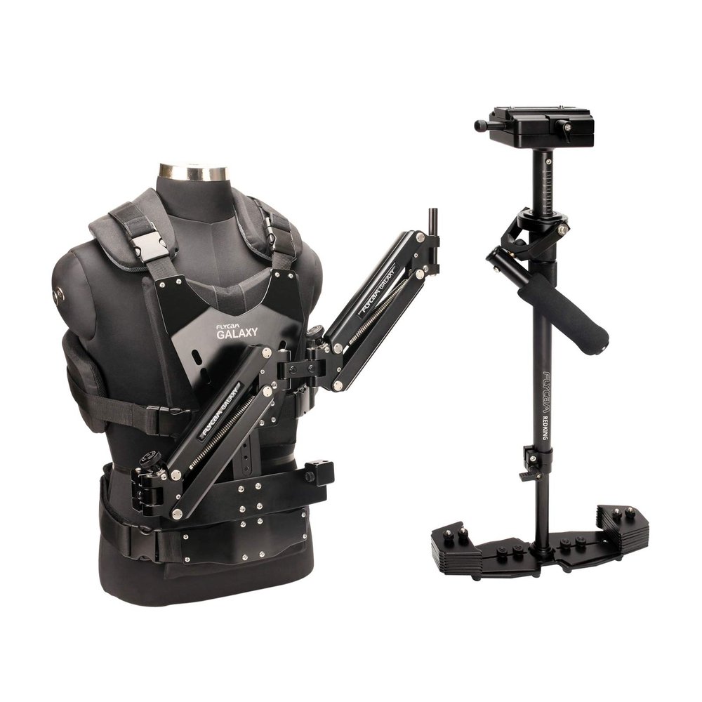 FLYCAM Galaxy Arm & Vest with Redking Video Camera Stabilizer. for DSLR & Video Cameras. Weight Capacity 800g - 7kg / 1.76-15.4lb. (FLCM-GLXY-RK)