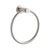 Naiture Wall Mount Brass/Zinc Bathroom Lavatory Hardware Towel Ring Towel Holder in Brushed Nickel Finish view 1