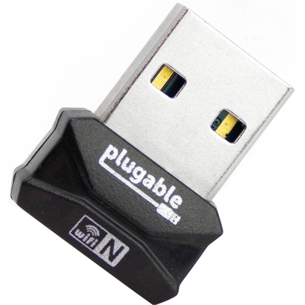Plugable USB 2.0 Wireless N 802.11n 150 Mbps Nano WiFi Network Adapter (Realtek RTL8188EUS Chipset) Driverless Plug and Play for Windows