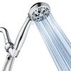 AquaDance High Pressure 6-Setting 3.5" Chrome Face Handheld Shower with Hose for the Ultimate Shower Experience! Officially Independently Tested to Meet Strict US Quality & Performance Standards! view 1