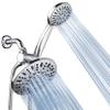 AquaDance 7" Premium High Pressure 3-Way Rainfall Combo for The Best of Both Worlds - Enjoy Luxurious Rain Showerhead and 6-Setting Hand Held Shower Separately or Together - Chrome Finish - 3328 view 1