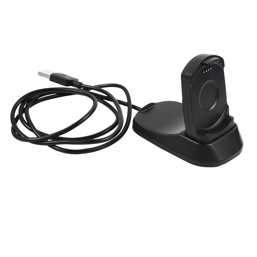 E ECSEM Compatible with TicWatch Pro Charger Charging Stand, Charging Dock Station Cradle Holder Accessory with 1m USB Cable for TicWatch Pro Bluetooth Smart Watch
