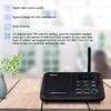 Wuloo Intercoms Wireless for Home 1 Mile Range 22 Channel 100 Digital Code Display Screen, Wireless Intercom System for Home House Business Office, Room to Room Intercom Communication(4Stations Black) view 2