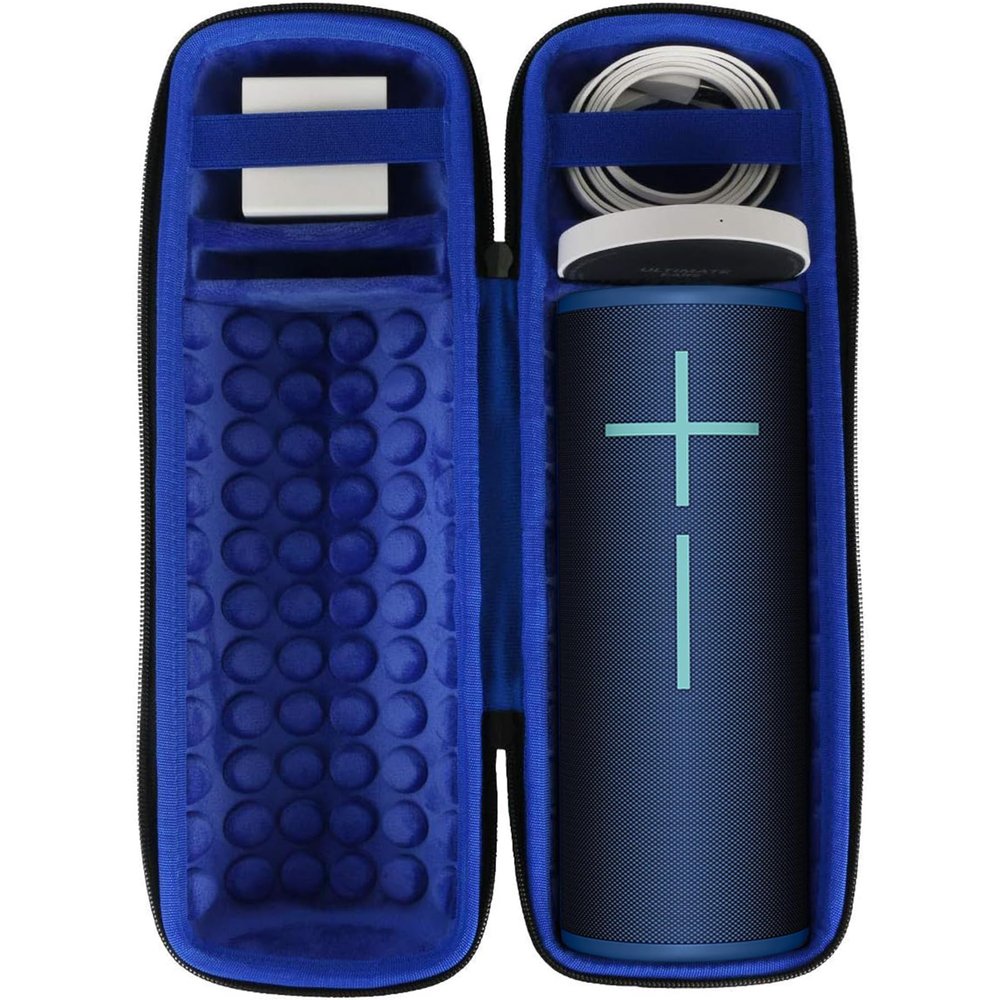 co2CREA Hard Travel Case Replacement for Ultimate Ears UE MEGABOOM 4 MEGABOOM 3 Portable Bluetooth Wireless Speaker (Lagoon Blue case for Speaker and Charging Dock)