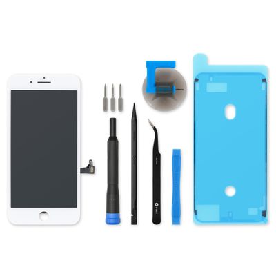 iFixit Screen Compatible with iPhone 8 Plus - Repair Kit - White