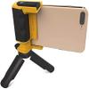 Adonit Photogrip (Yellow) Stabilizer Hand Grip Phone Holder with Bluetooth Remote Shutter, Mini Tripod, Travel Bag, Mini Stylus Kits for iPhone, Android, Samsung, LG, Google Pixel, HTC, Smart Phone view 1