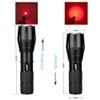 AuKvi 2 Pcs Powerful Red LED Flashlight - Long Range Red Hunting Light Torch, Zoombale, Waterproof, Best for Astronomy, Aviation, Night Observation view 2