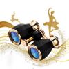 ESSLNB Opera Glasses Binoculars for Women Adults 4X30mm Theater Glasses Compact for Theater and Concerts Antique Binoculars with Case Removable Chain (Black) view 1