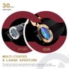 ESSLNB Opera Glasses Binoculars for Women Adults 4X30mm Theater Glasses Compact for Theater and Concerts Antique Binoculars with Case Removable Chain (Black) view 2