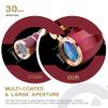 ESSLNB Opera Glasses Binoculars for Women Adults 4X30mm Theater Glasses Compact Binoculars for Theater and Concerts Antique with Case Removable Chain (Red) view 2