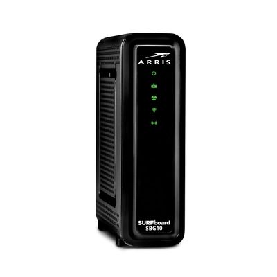ARRIS (SBG10) - Cable Modem Router Combo - DOCSIS 3.0 16 x 4 Gigabit & AC1600 WiFi, [Check with your provider for compatibility]400 Mbps Max Internet Speeds